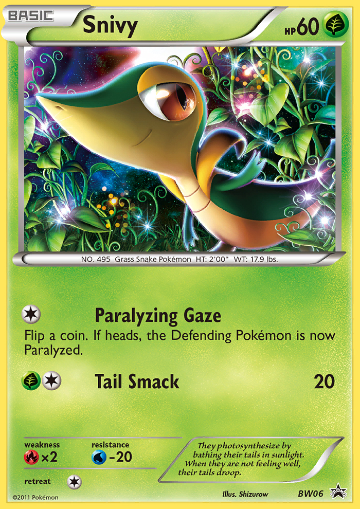 Snivy (BW06) [Black & White: Black Star Promos] | Golgari Games