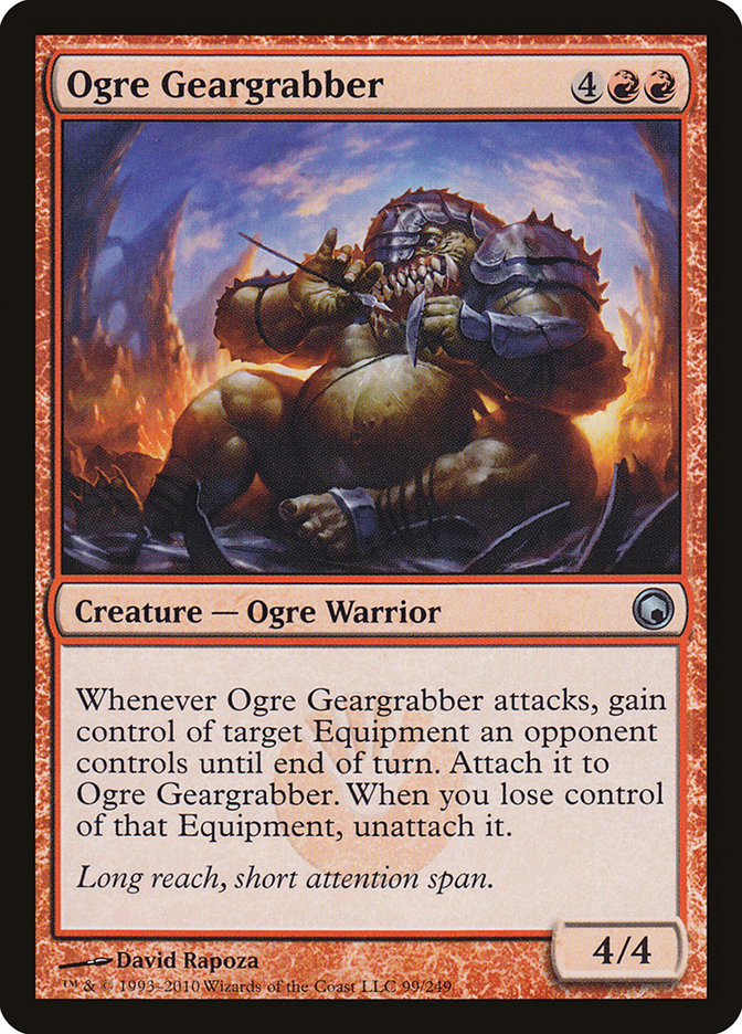 Ogre Geargrabber [Scars of Mirrodin] | Golgari Games