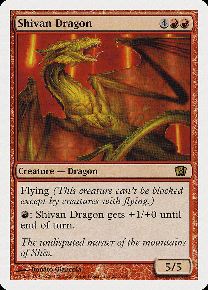 Shivan Dragon [Eighth Edition] | Local Legends