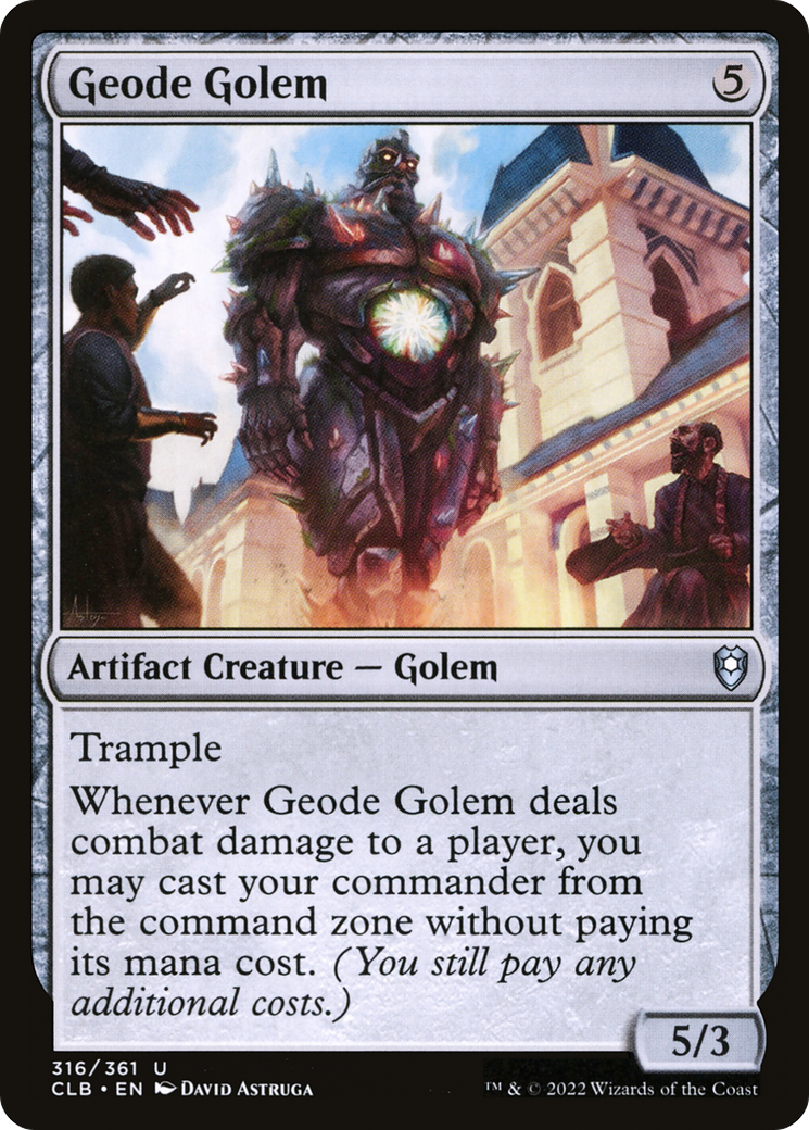 Geode Golem [Commander Legends: Battle for Baldur's Gate] | Local Legends