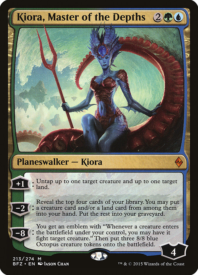 Kiora, Master of the Depths [Battle for Zendikar] | Golgari Games