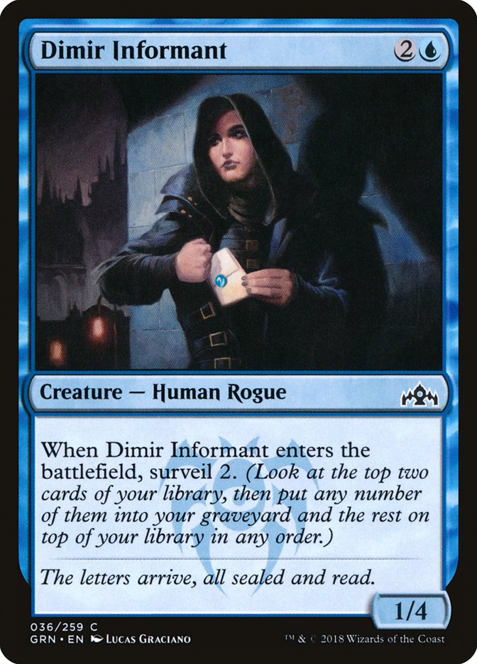 Dimir Informant [Guilds of Ravnica] | Golgari Games