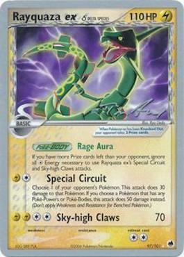 Rayquaza ex (97/101) (Delta Species) (Legendary Ascent - Tom Roos) [World Championships 2007] | Golgari Games