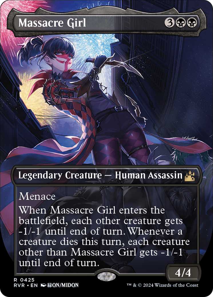 Massacre Girl (Anime Borderless) [Ravnica Remastered] | Local Legends