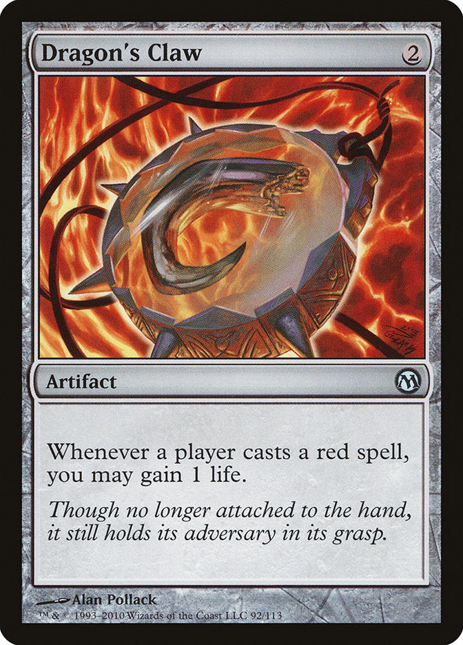 Dragon's Claw [Duels of the Planeswalkers] | Local Legends