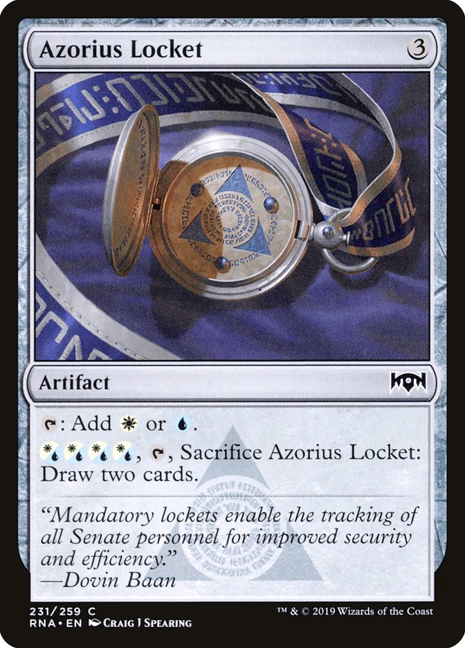 Azorius Locket [Ravnica Allegiance] | Golgari Games