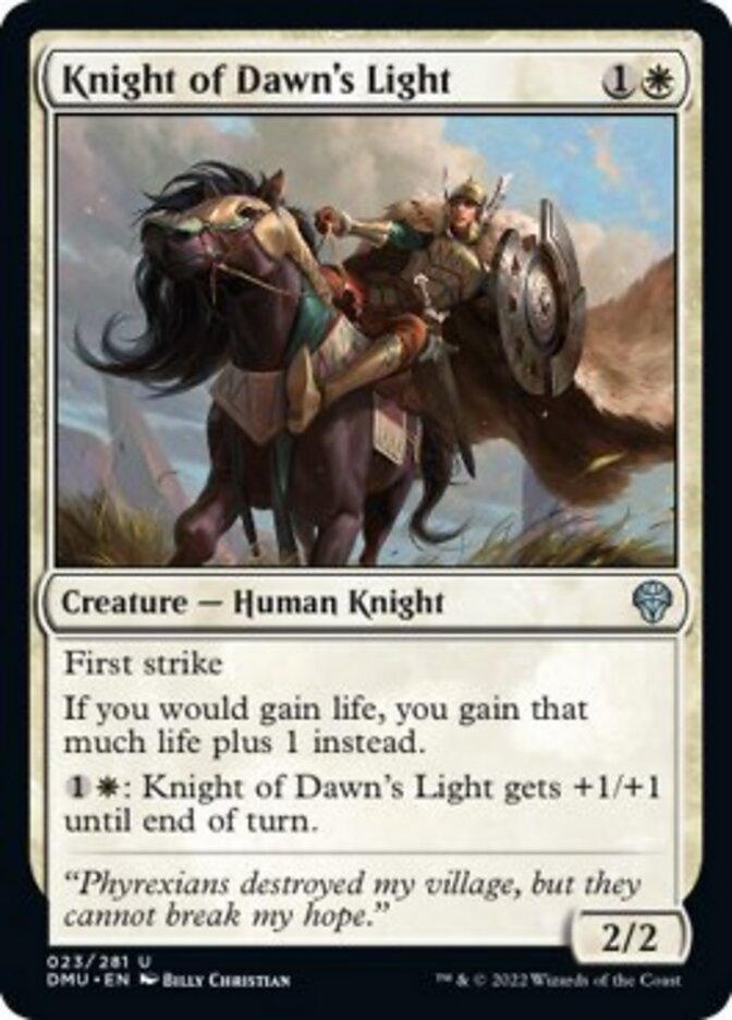 Knight of Dawn's Light [Dominaria United] | Golgari Games