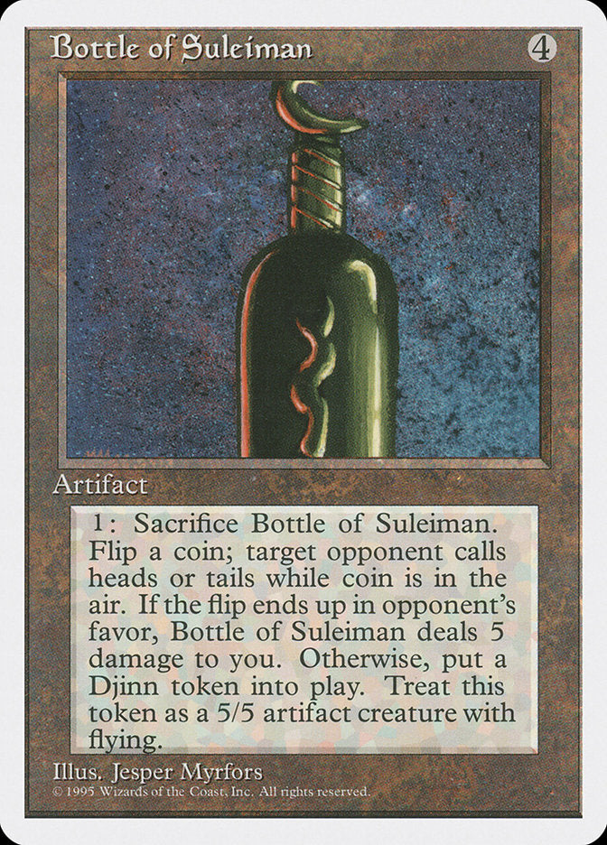 Bottle of Suleiman [Fourth Edition] | Local Legends