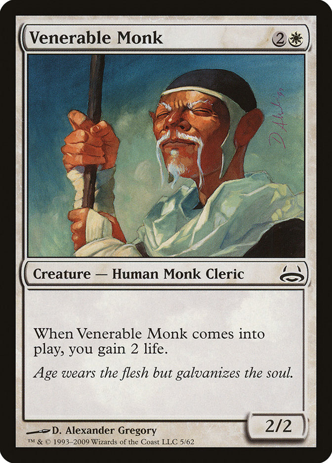 Venerable Monk [Duel Decks: Divine vs. Demonic] | Golgari Games