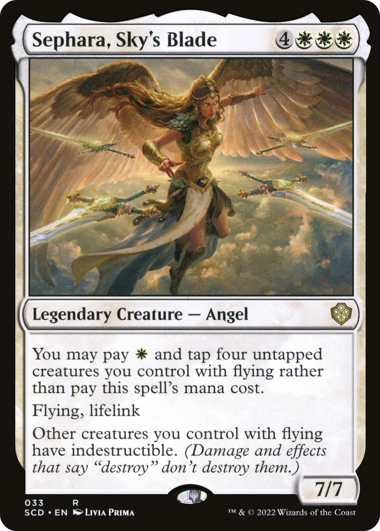 Sephara, Sky's Blade [Starter Commander Decks] | Local Legends