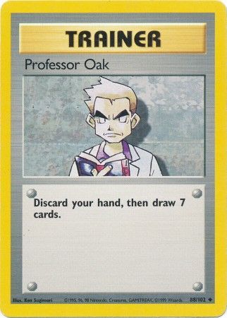 Professor Oak (88/102) [Base Set Unlimited] | Golgari Games