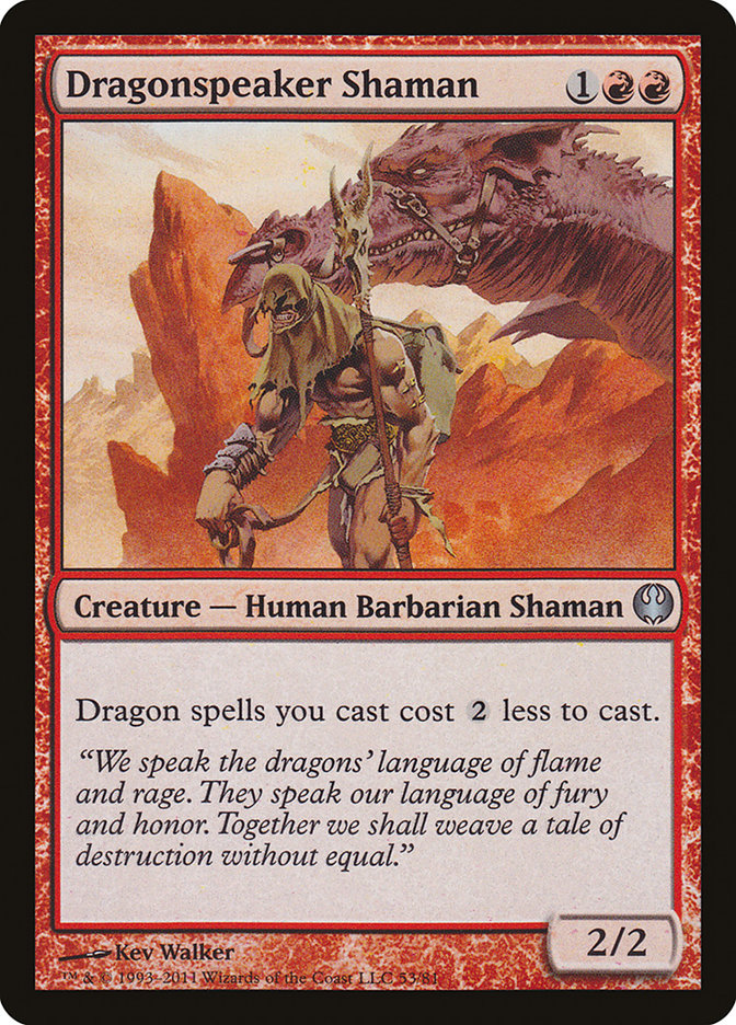 Dragonspeaker Shaman [Duel Decks: Knights vs. Dragons] | Local Legends