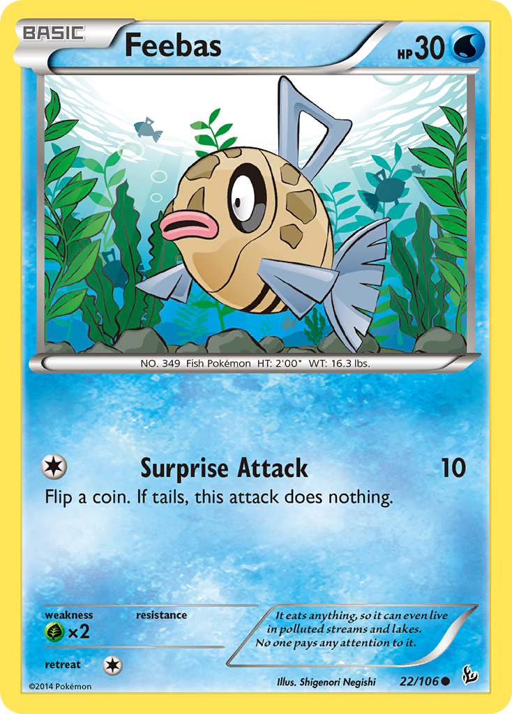 Feebas (22/106) [XY: Flashfire] | Golgari Games