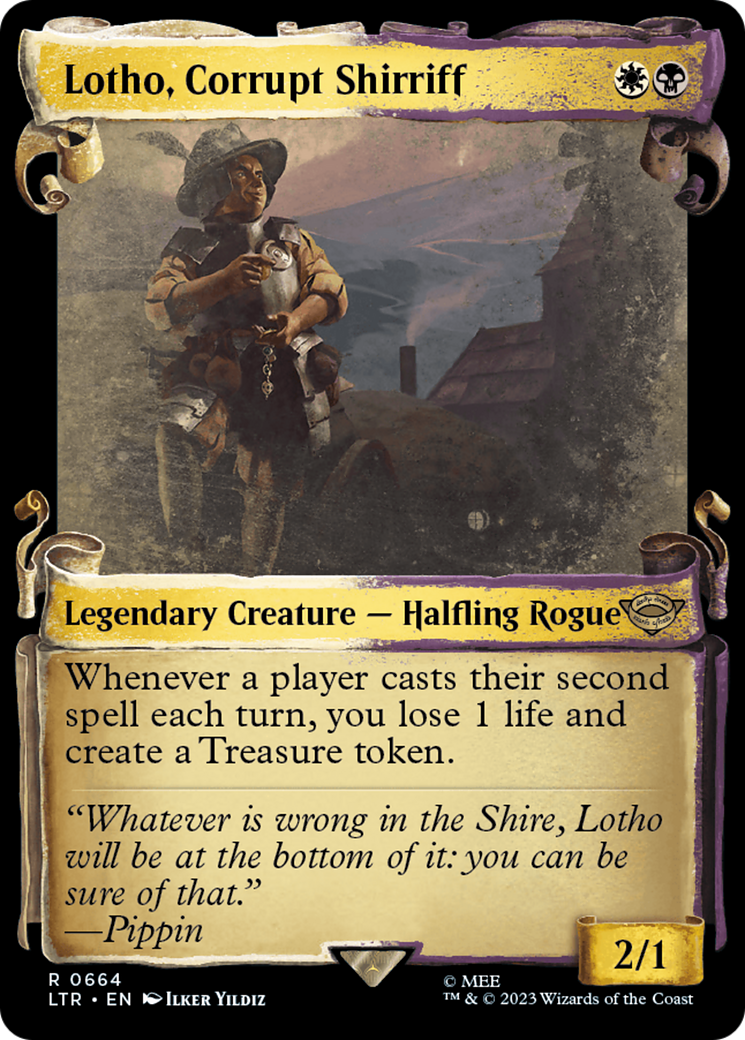 Lotho, Corrupt Shirriff [The Lord of the Rings: Tales of Middle-Earth Showcase Scrolls] | Golgari Games