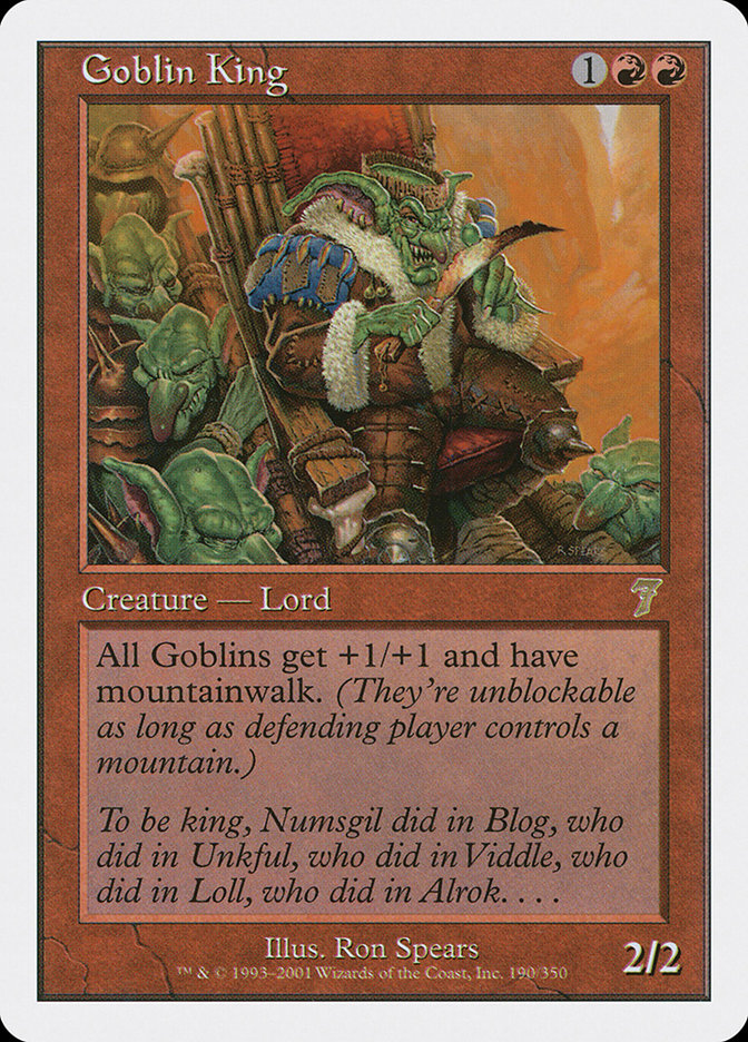 Goblin King [Seventh Edition] | Local Legends