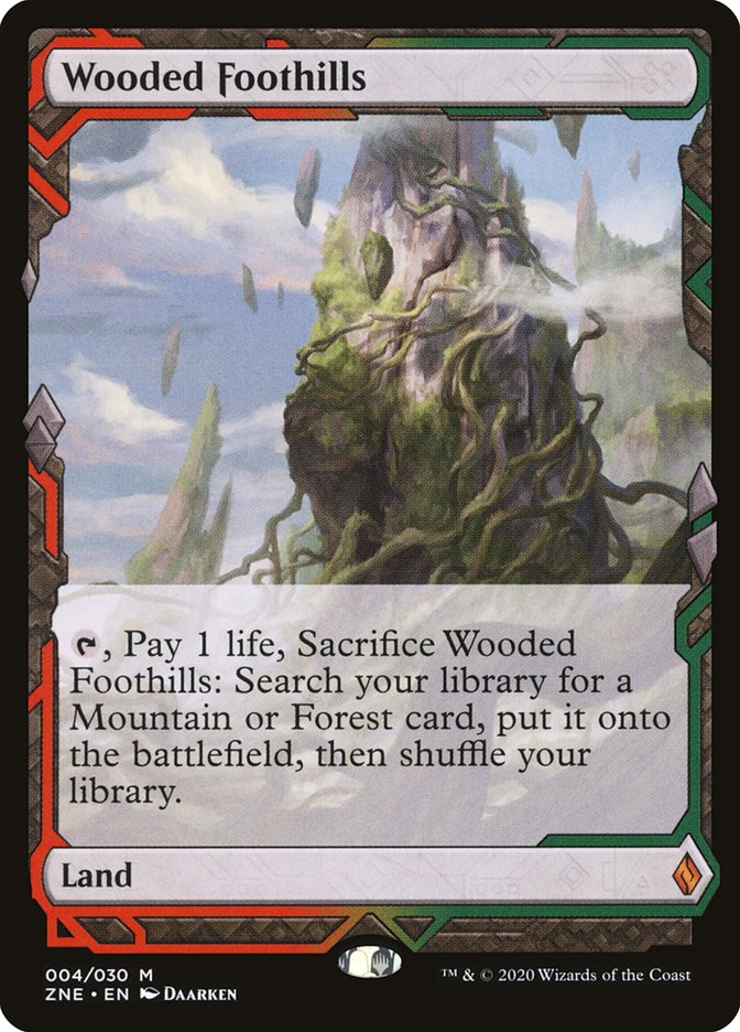 Wooded Foothills (Expeditions) [Zendikar Rising Expeditions] | Golgari Games