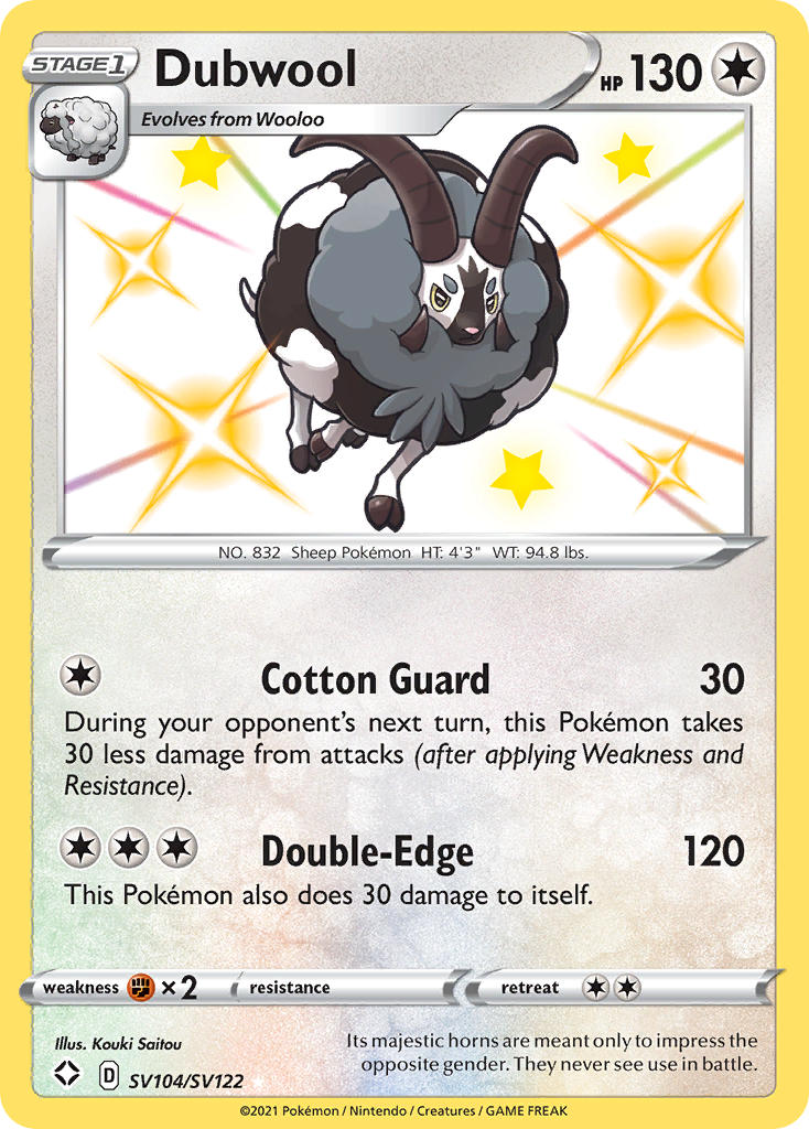 Dubwool (SV104/SV122) [Sword & Shield: Shining Fates] | Local Legends