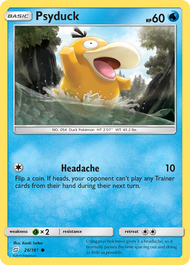 Psyduck (26/181) [Sun & Moon: Team Up] | Golgari Games