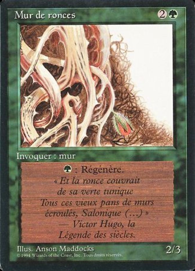 Wall of Brambles [Foreign Black Border] | Golgari Games