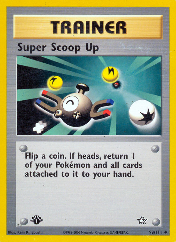 Super Scoop Up (98/111) [Neo Genesis 1st Edition] | Golgari Games