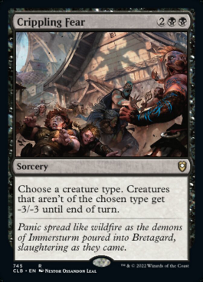Crippling Fear [Commander Legends: Battle for Baldur's Gate] | Local Legends