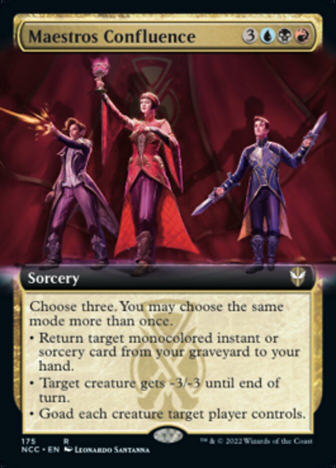 Maestros Confluence (Extended Art) [Streets of New Capenna Commander] | Local Legends