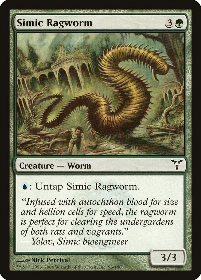 Simic Ragworm [Dissension] | Golgari Games