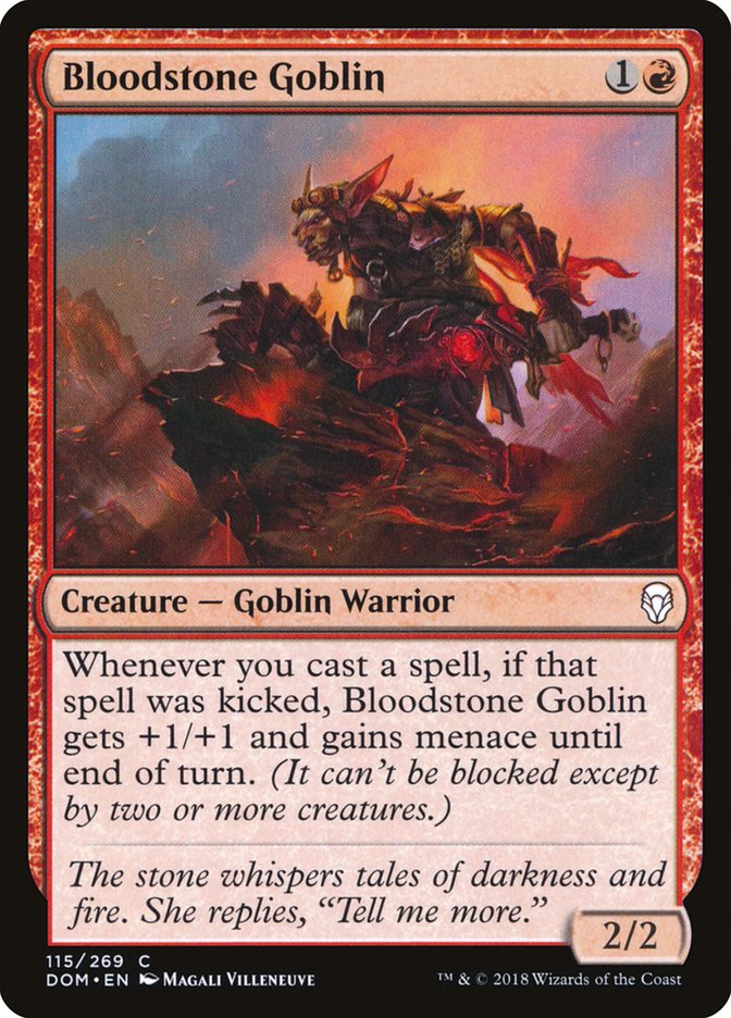 Bloodstone Goblin [Dominaria] | Golgari Games