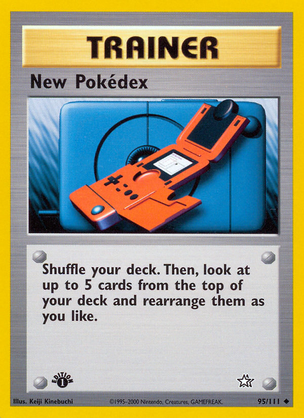 New Pokedex (95/111) [Neo Genesis 1st Edition] | Golgari Games