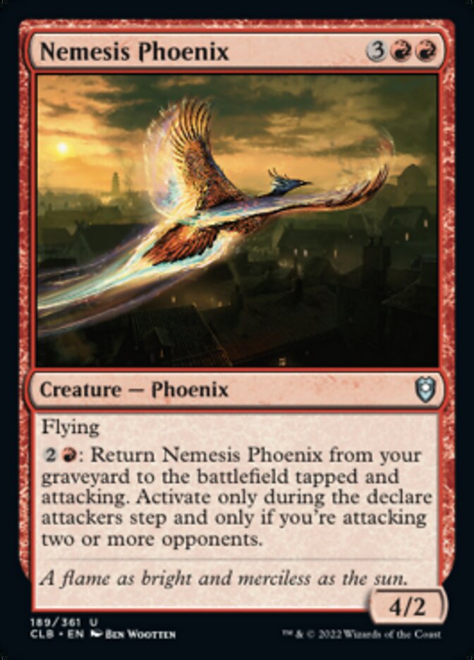 Nemesis Phoenix [Commander Legends: Battle for Baldur's Gate] | Golgari Games