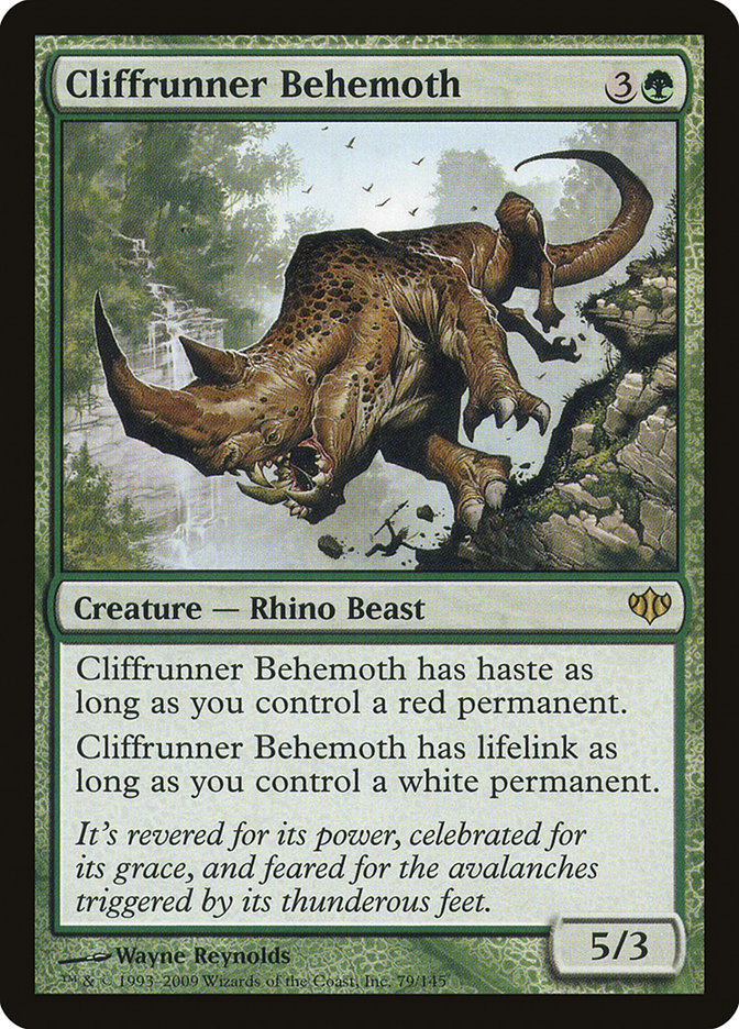 Cliffrunner Behemoth [Conflux] | Golgari Games