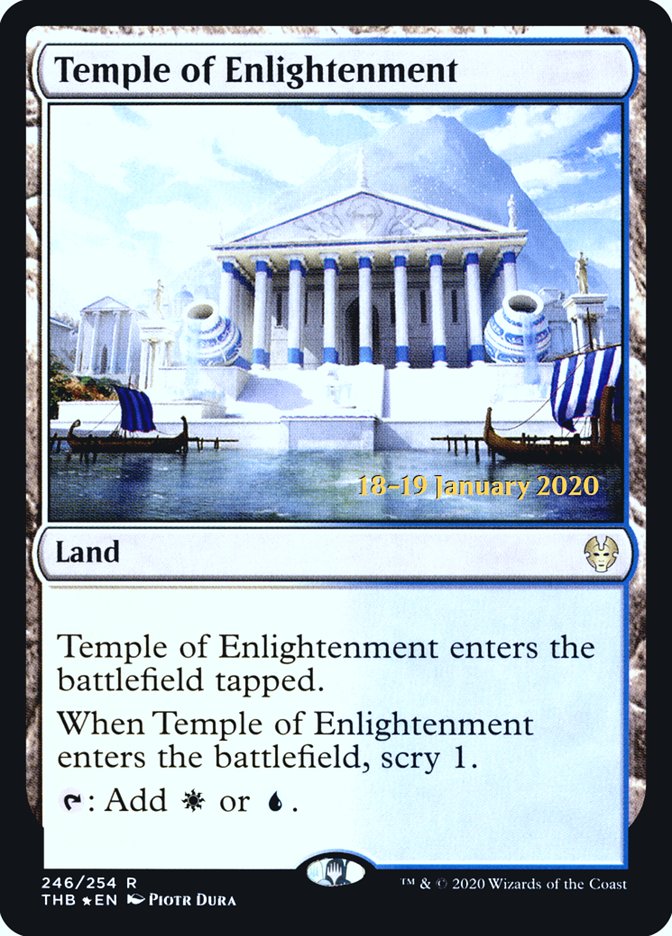 Temple of Enlightenment [Theros Beyond Death Prerelease Promos] | Local Legends