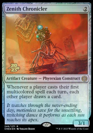 Zenith Chronicler [Phyrexia: All Will Be One Prerelease Promos] | Golgari Games