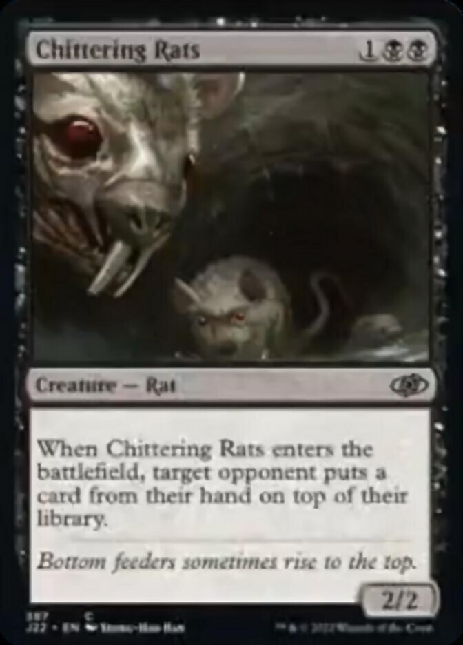 Chittering Rats [Jumpstart 2022] | Golgari Games