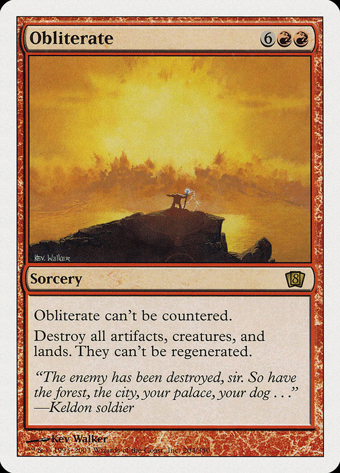 Obliterate [Eighth Edition] | Local Legends