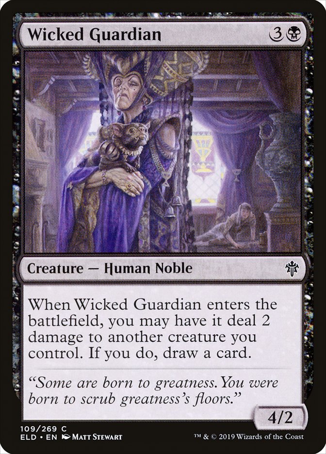 Wicked Guardian [Throne of Eldraine] | Golgari Games