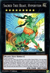 Sacred Tree Beast, Hyperyton [BLVO-EN047] Super Rare | Golgari Games