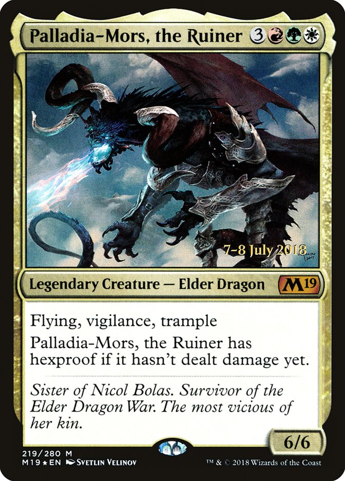 Palladia-Mors, the Ruiner [Core Set 2019 Prerelease Promos] | Golgari Games