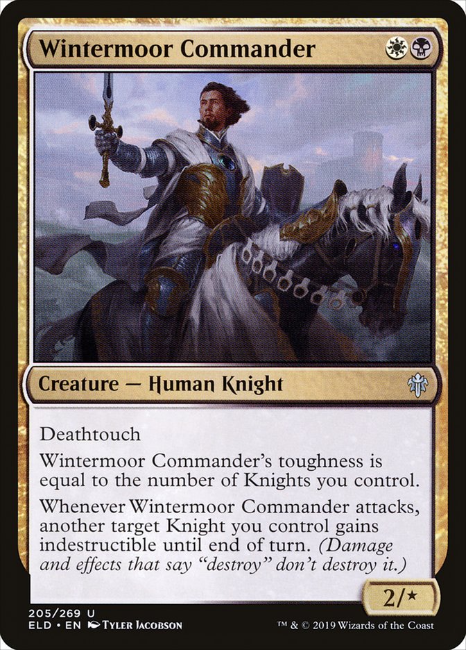 Wintermoor Commander [Throne of Eldraine] | Golgari Games