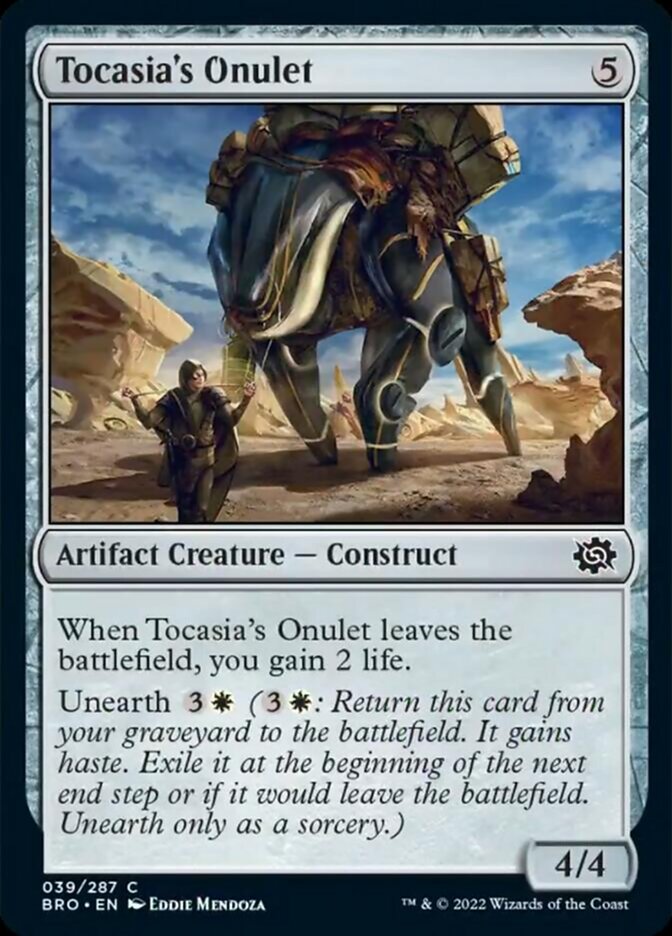 Tocasia's Onulet [The Brothers' War] | Golgari Games