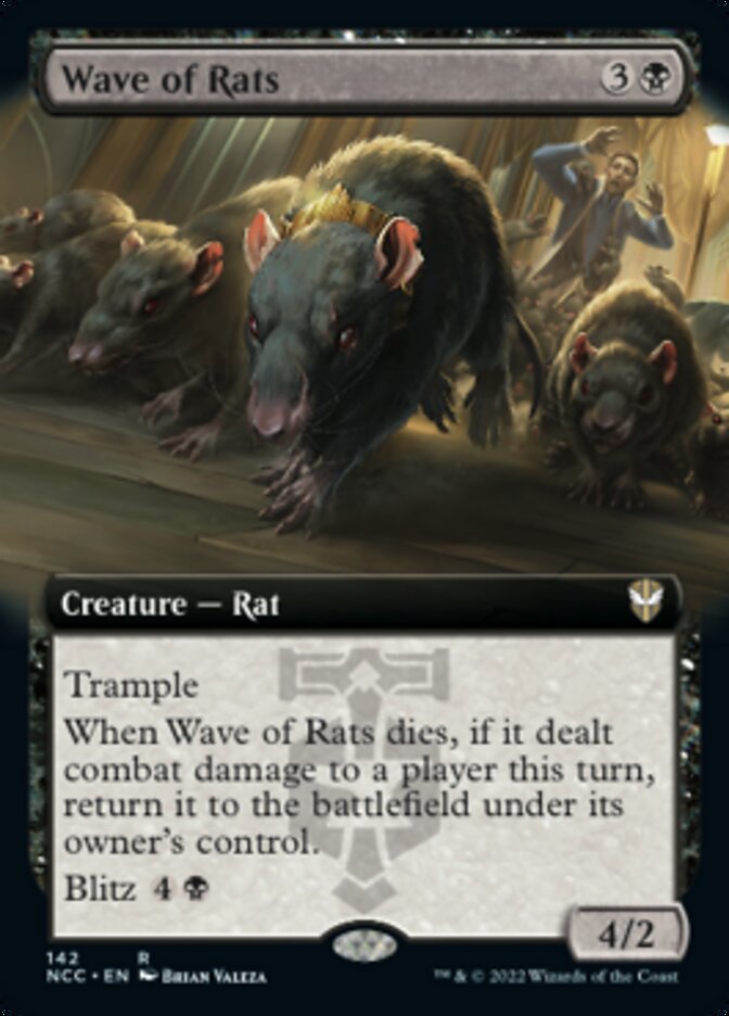 Wave of Rats (Extended Art) [Streets of New Capenna Commander] | Golgari Games