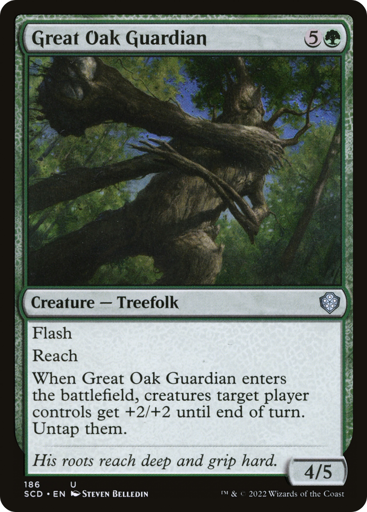 Great Oak Guardian [Starter Commander Decks] | Golgari Games