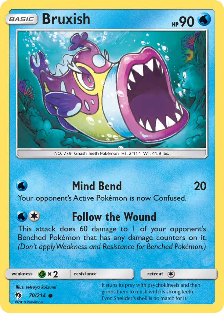 Bruxish (70/214) [Sun & Moon: Lost Thunder] | Local Legends