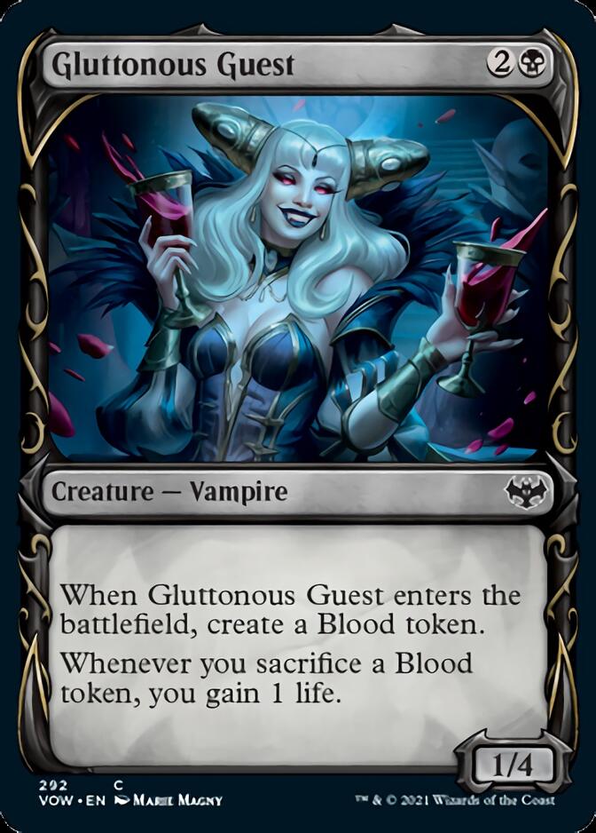 Gluttonous Guest (Showcase Fang Frame) [Innistrad: Crimson Vow] | Local Legends