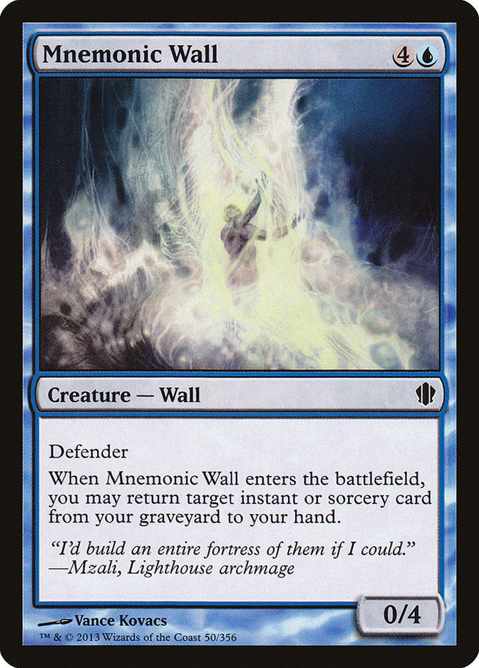 Mnemonic Wall [Commander 2013] | Golgari Games