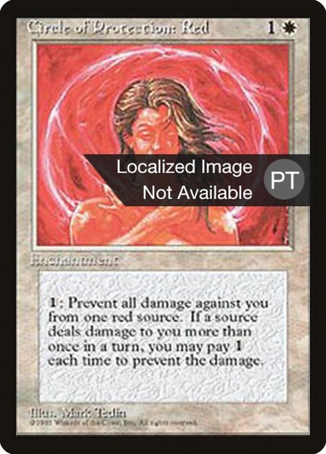 Circle of Protection: Red [Fourth Edition (Foreign Black Border)] | Local Legends