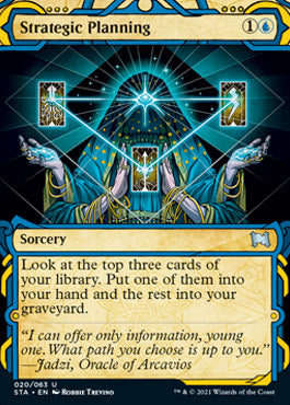 Strategic Planning (Foil Etched) [Strixhaven: School of Mages Mystical Archive] | Local Legends