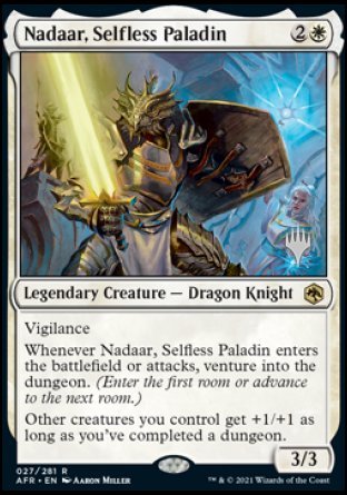 Nadaar, Selfless Paladin (Promo Pack) [Dungeons & Dragons: Adventures in the Forgotten Realms Promos] | Golgari Games