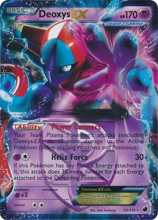 Deoxys EX (53/116) (Jumbo Card) [Black & White: Plasma Freeze] | Golgari Games