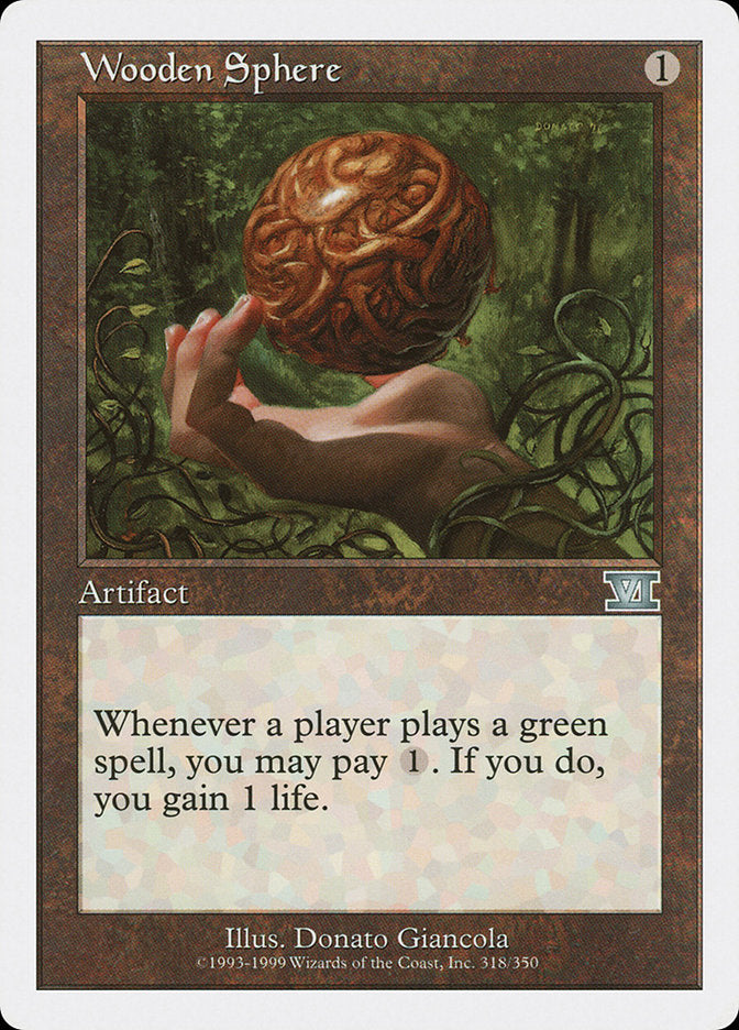 Wooden Sphere [Classic Sixth Edition] | Golgari Games